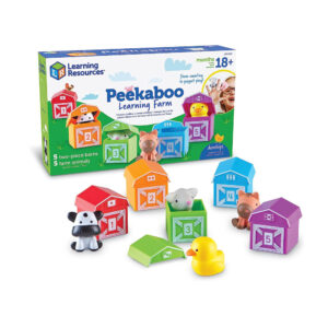 Learning Resources Peekaboo Learning Farm - 10 Pieces